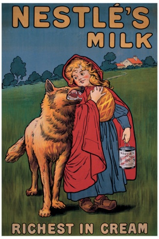Lait Nestlé (petit chaperon rouge)