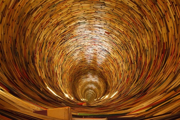 Spirale de livres
